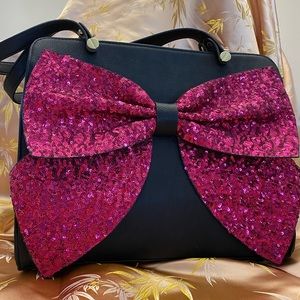 Black w/Pink Bow Betsey Johnson Purse